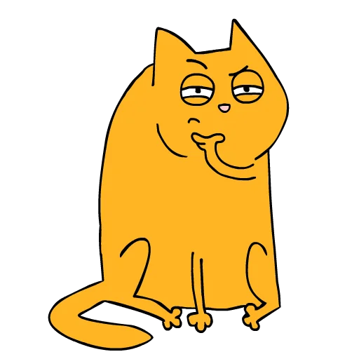 Эмодзи Jam the Cat. (pevenFactory)