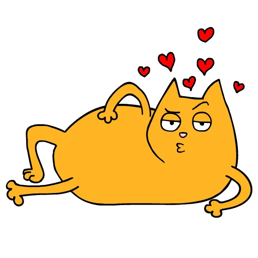 Эмодзи Jam the Cat. (pevenFactory)
