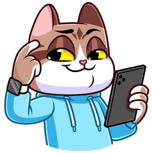 Эмодзи Котэус без текста