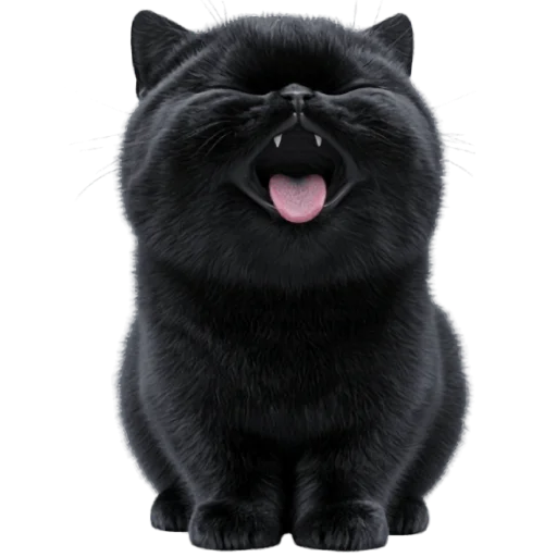 Эмодзи Угрюмый кот