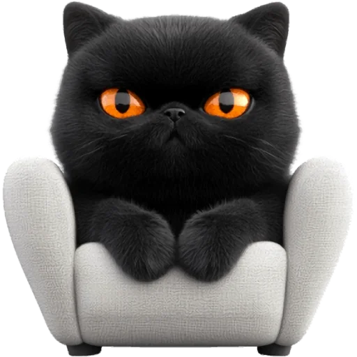 Эмодзи Угрюмый кот