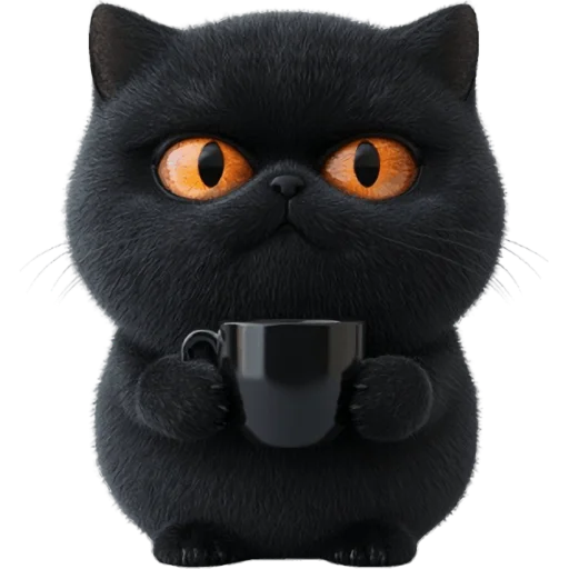 Эмодзи Угрюмый кот