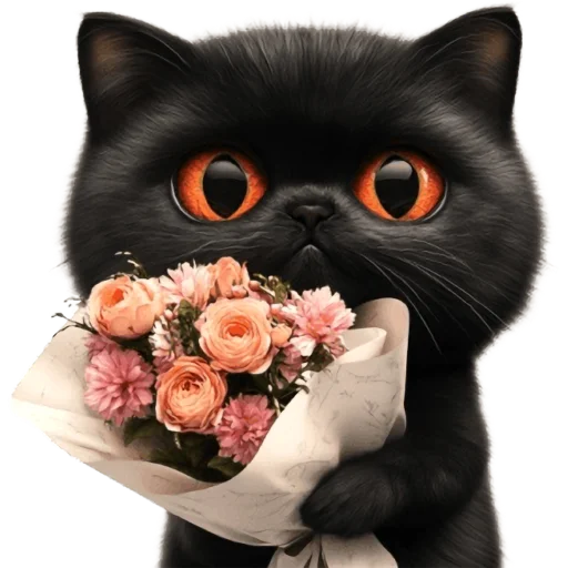 Эмодзи Угрюмый кот