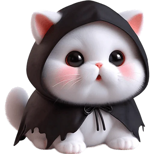 Эмодзи Мрачный котик