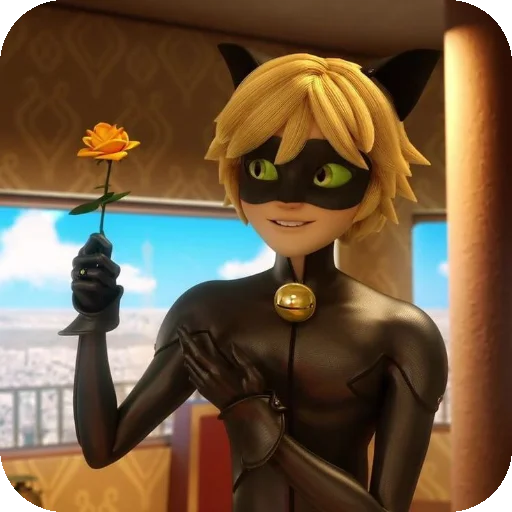 Эмодзи Cat Noir