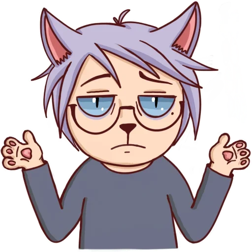 Эмодзи Cat boy for you