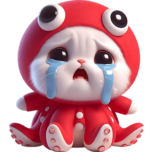 Эмодзи Кот кальмар