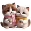 Эмодзи Кошачья любовь