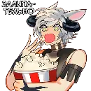 Эмодзи Девочка кошка