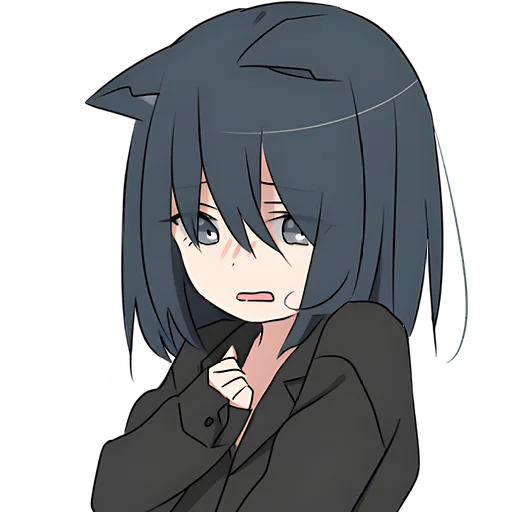 Эмодзи Кошечка тян