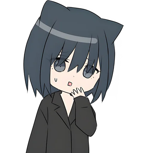 Эмодзи Кошечка тян