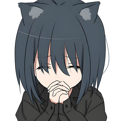 Эмодзи Кошечка тян