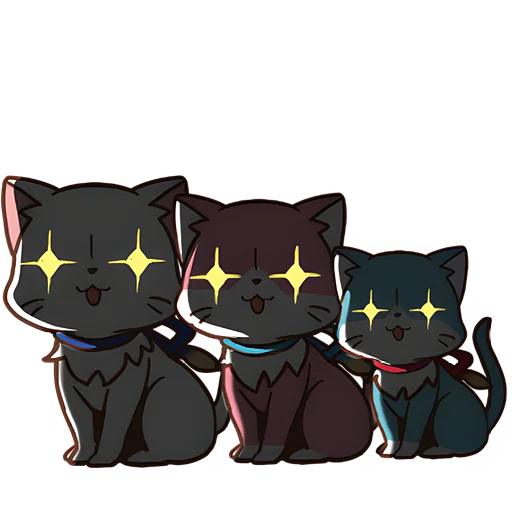 Эмодзи Коты братаны