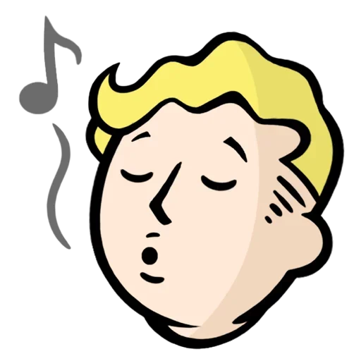 Эмодзи Fallout Vault Boy