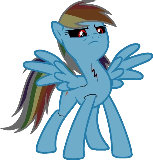 Эмодзи Rainbow Dash MLP