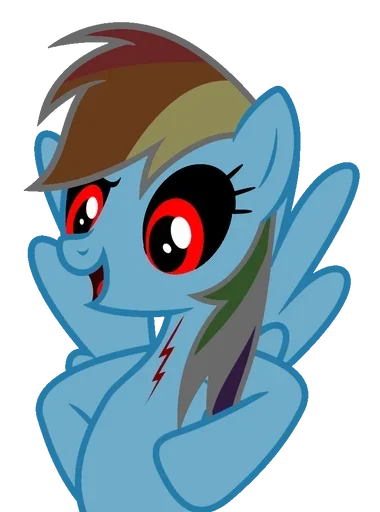 Эмодзи Rainbow Dash MLP
