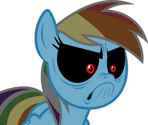 Эмодзи Rainbow Dash MLP