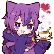 Эмодзи Чеширский котенок 2