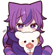 Эмодзи Чеширский котенок 2