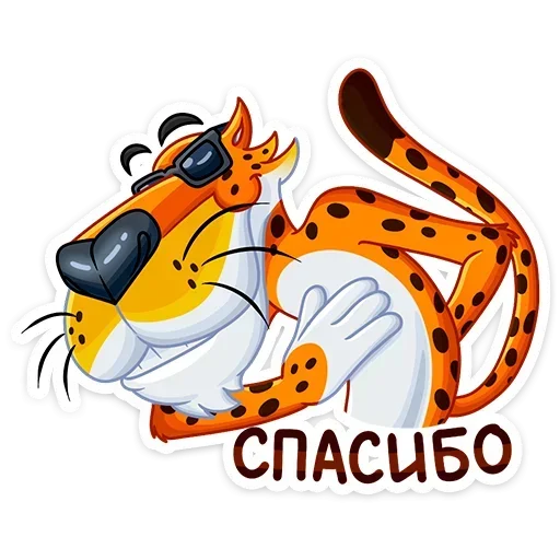 Эмодзи Chester Cheetah от Cheetos
