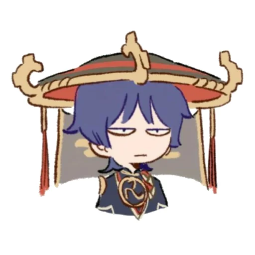 Эмодзи Chibi Scaramouche