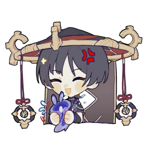 Эмодзи Chibi Scaramouche