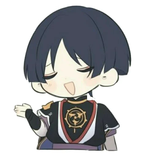 Эмодзи Chibi Scaramouche
