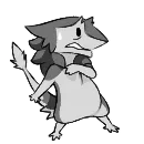 Эмодзи Chibi Sergal