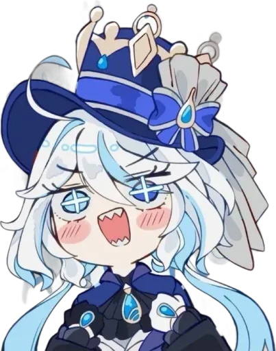 Эмодзи Chibi Furina