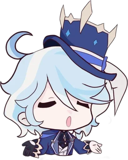 Эмодзи Chibi Furina