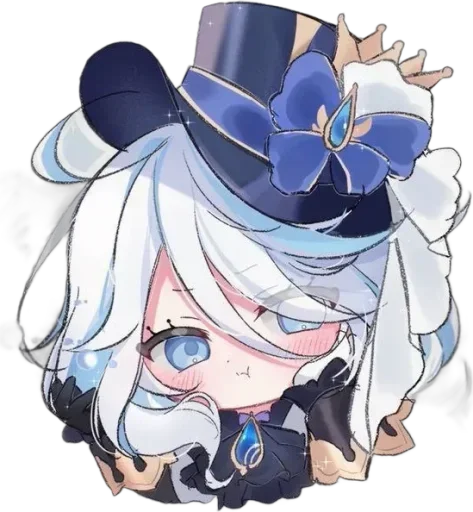 Эмодзи Chibi Furina