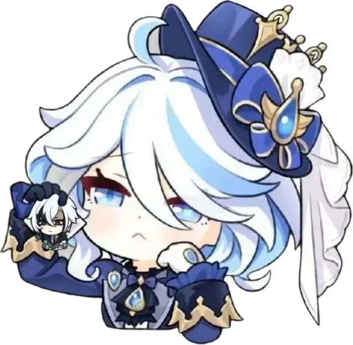Эмодзи Chibi Furina