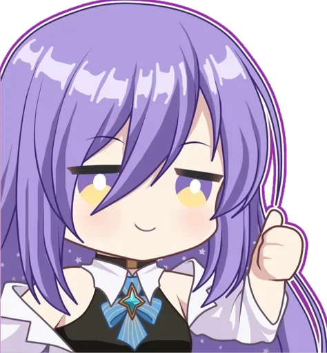 Эмодзи Chibi Moona Hoshinova