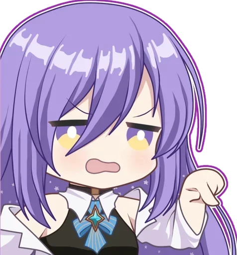 Эмодзи Chibi Moona Hoshinova