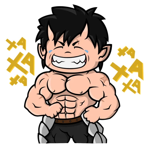 Эмодзи Chibi Demon for