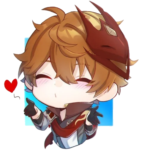 Эмодзи Chibi Tartaglia