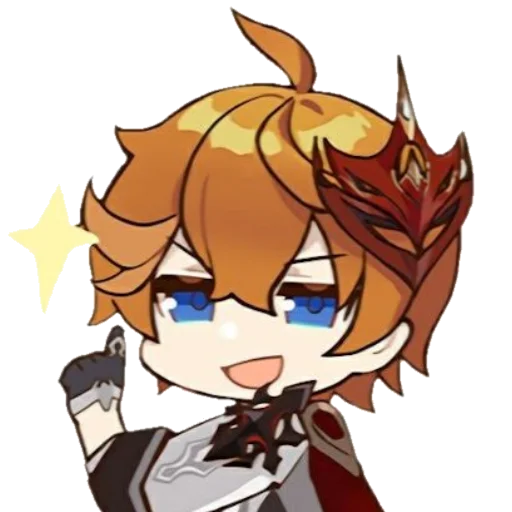 Эмодзи Chibi Tartaglia
