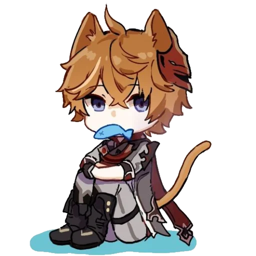 Эмодзи Chibi Tartaglia