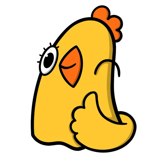 Эмодзи курочкаДора