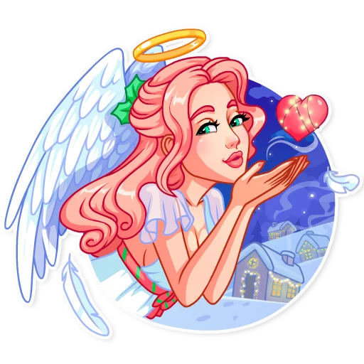 Эмодзи Christmas Angel