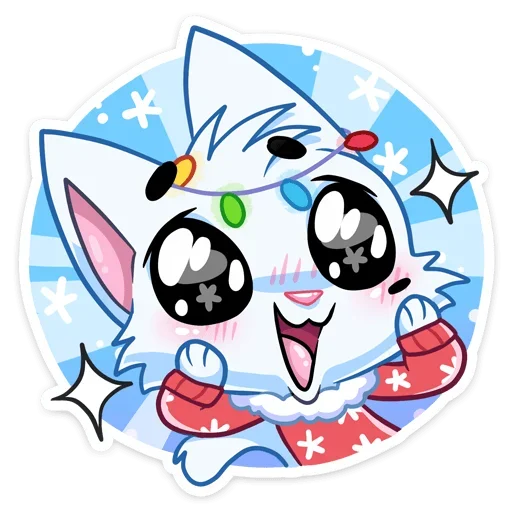 Эмодзи Новогодний Бисквит без надписей