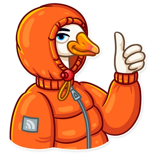 Эмодзи Christmas Goose