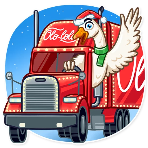 Эмодзи Christmas Goose