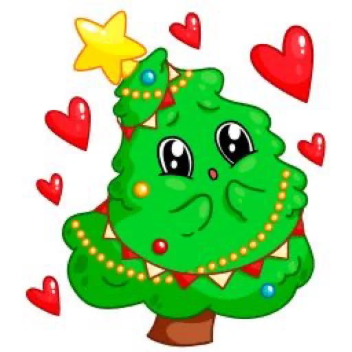 Эмодзи Ёлочки