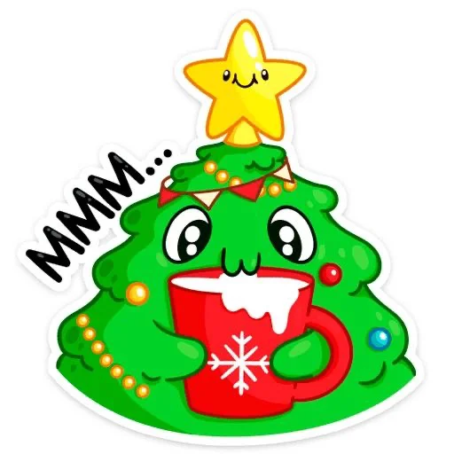 Эмодзи Ёлочки