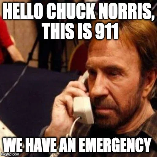 Эмодзи Chuck Norris