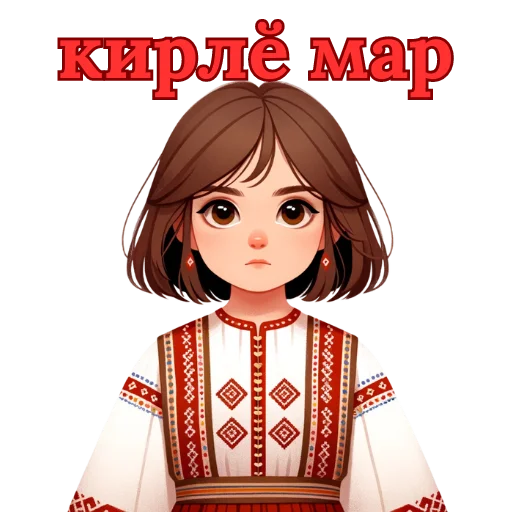 Эмодзи Chuvash Anime Here