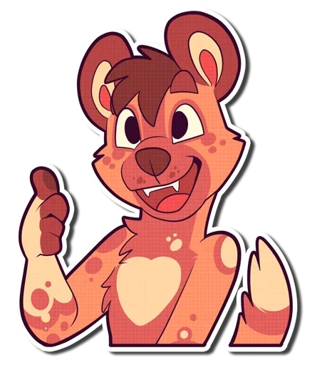 Эмодзи Cinnamon Wild Dog