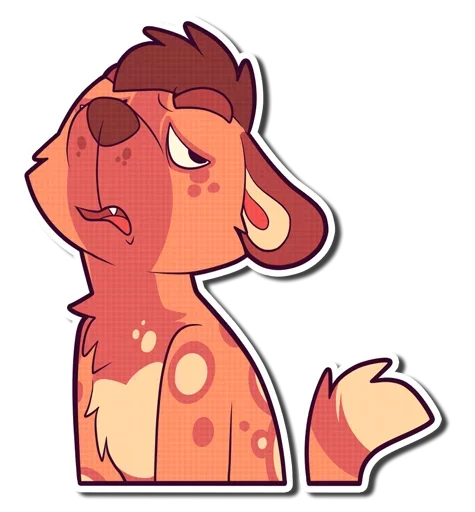 Эмодзи Cinnamon Wild Dog