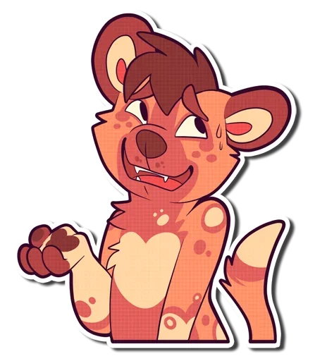 Эмодзи Cinnamon Wild Dog
